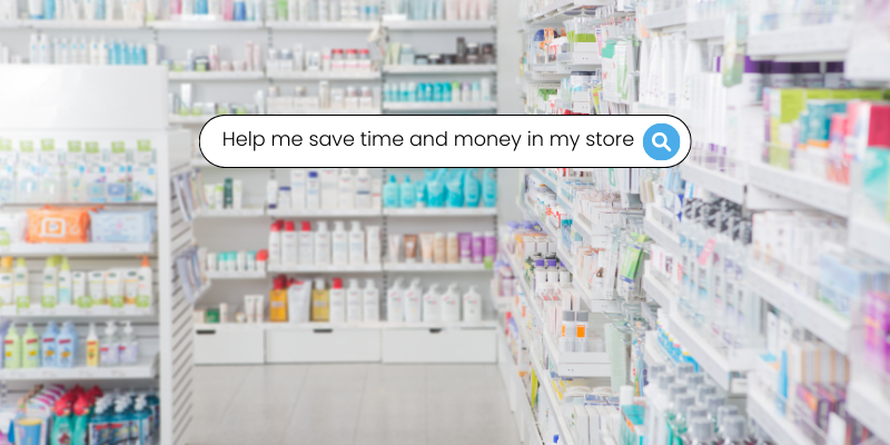 Search for ways to save money and time in your store.