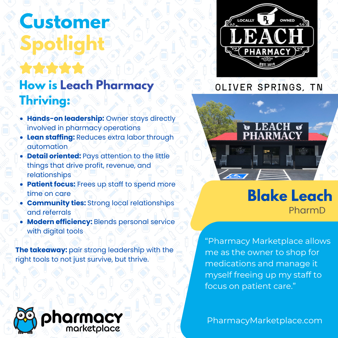 Blake Leach Oliver Springs TN Pharmacy Spotlight Blake Leach Oliver Springs TN Pharmacy Spotlight