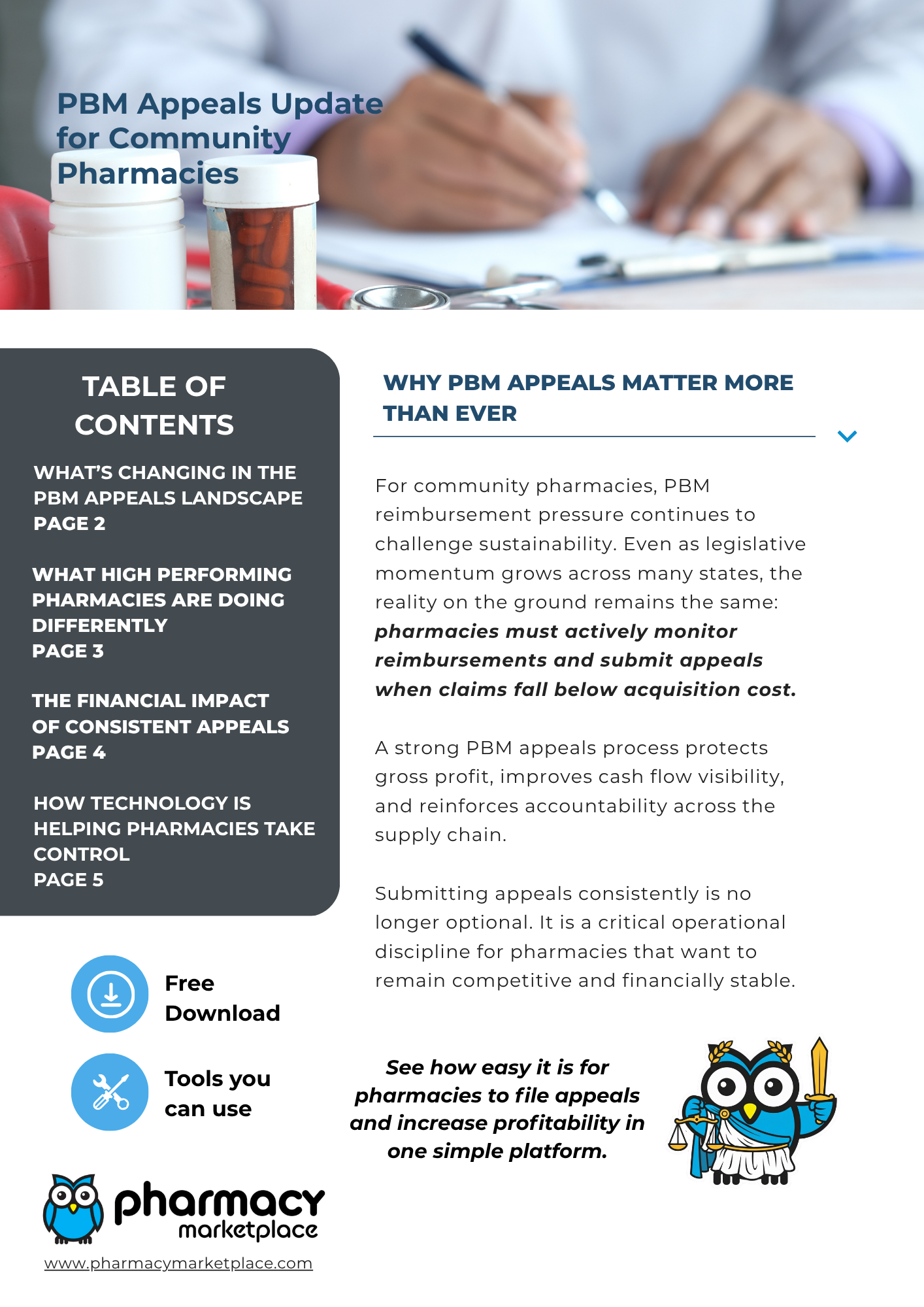 PBM Appeals Update white paper cover